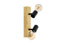 EUROLUX TOWNSHEND 3 BLACK SPOTLIGHT