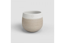ARTIVASI ANTHEIA BEIGE CERAMIC POT 26CM