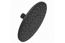 BLACK ROUND ABS SHOWER ROSE 220MM