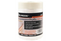 TAPE MASKING DROP SHEET CLEAR 80046 30M X 550MM ROLLINGDOG