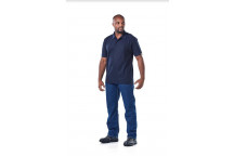 DROMEX NAVY PIQUE KNIT GOLFER 4XLARGE