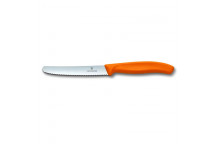 VICTORINOX TOMATO AND TABLE KNIFE ROUND ORANGE