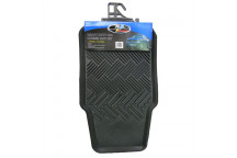 MOTOQUIP FRONT 4X4 CAR MAT BLACK 2 PIECE