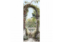 NON TEAR GARDEN ARCH VIEW DOOR DECO 815X2050MM