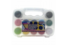 ATLAS FABRIC CRAFT PAINT 12X15ML SET