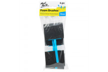 CRAFT 4 PIECE FOAM BRUSH APPLICATOR 75MM