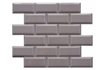 GLOBAL STONE MOSAIC LATTE BEVELED 288X294MM