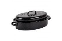 KAUFMANN OVAL BRAAI PAN 37.5X26.25X6.2 MM 5L