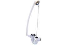 DUTTON WHITE BATH TRAP 1.5 X 40MM 38MM