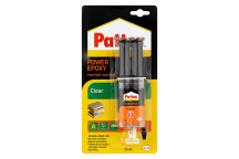 ADHESIVE EPOXY 611294 2 PART CLEAR SYRINGE 25ML PATTEX