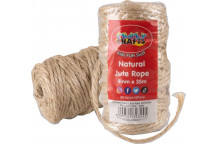 NATURAL CRAFT ROPE JUTE 4MMX50M