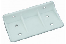 BRACKET FACIA  PPPB005/2 WHITE 59X22MM 2PP