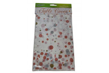 TABLECLOTH PARTY 635906  PLASTIC  SPARKLING FIZZ BLACK   300X180CM