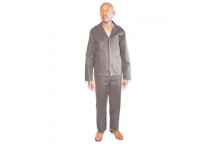 MAT-SAFE OVERALL CONTI SUIT GREY 2PIECE SIZE 36