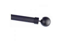 MATT BLACK SINGLE BALL POLE SET  2.5M