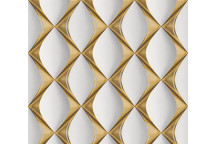 3D LUXURY GOLD WALLPAPER 10.05MX0.53M