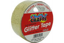 GOLD CRAFT GLITTER TAPE 44MMX2.75M
