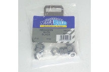 NUT HEXAGON BLACK M10 P10 PPHNB10