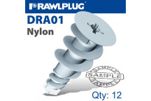 Rawlplug Nylon Self Drill Drywall Fixing 14mm 12 pp