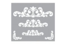 FRENCH CURL STENCIL