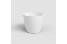 ARTEVASI SAN REMO MATTE WHITE PLASTIC POT 8CM