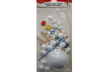 BUILD YOUR OWN DNA CRAFT INCL STICKS STAND PAINT BRUSH