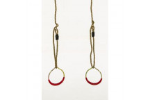 YARD POLE JUNGLE GYM RINGS 40X210X140MM
