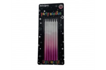 CANDLE PARTY  CANDFDPINK  FADE PINK  12CM 6PP
