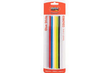 CRAFT COLOURED GLUE STICKS 7MM 6PP