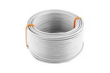 PRECUT WHITE WIRE HOUSE CABLE 2.5MM 20M