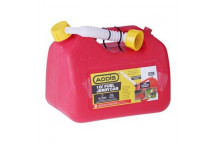 ADDIS PLASTIC 10L JERRY CAN RED FUEL.