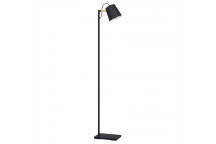 EUROLUX LACEY BLACK FLOOR LAMP