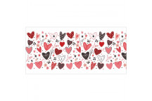 MULTI HEARTS WRAP VINYL CRAFT UV DTF STICKER