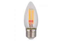 EUROLUX CANDLE BULB LED FILAMENT B22 4W WARM WHITE