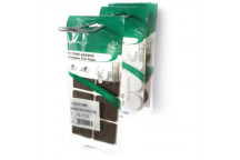 SAFETOP  FELT PAD SQUARE  WHITE  20X20MM 10PP ADHESIVE