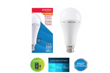 EUROLUX BULB LED B22 6W WARM WHITE DIMM FAST RECHARGEABLE