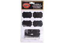 STICKER CRAFT CHALKBOARD ERASEABLE 5XSTICKERS AND CHALK