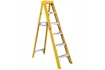 6 STEP FIBREGLASS INDUSTRIAL LADDER 1.8M 115KG