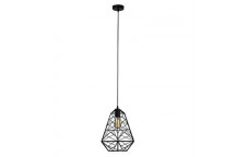 EUROLUX BLACK METAL PENDANT