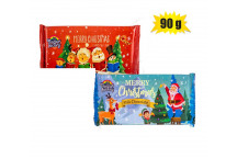 CHOCOLATE XMAS  067-002268-25 SLAB   90GR
