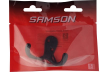 BLACK DOUBLE ROBE HOOK