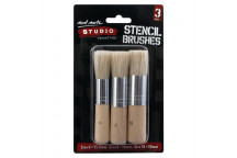 STENCIL CRAFT BRUSHES 3 PIECE