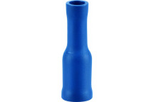 RUWAG PRE-INS BULLET TERMINAL FEMALE BLUE 4MM 25 PER PACK