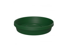 SEBOR DARK GREEN PLASTIC SAUCER 25CM