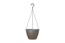 ARTEVASI ALGRAVE ANTHRACITE PLASTIC HANGING BASKET 25CM