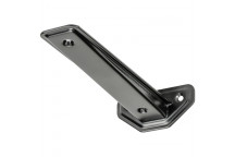POWDER COATED STEEL FLAT BLACK FLOATING SHELF BRACKET 190X38MM