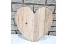 WOOD HEART PALLET 410X425MM