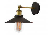 K LIGHT SHORT RUSTIC METAL SHADE E27 WALL LIGHT