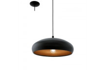 EUROLUX E27 BLACK MOGANO1 PENDANT 60W
