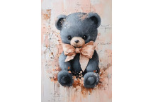 TENDER TEDDY DECOUPAGE A4